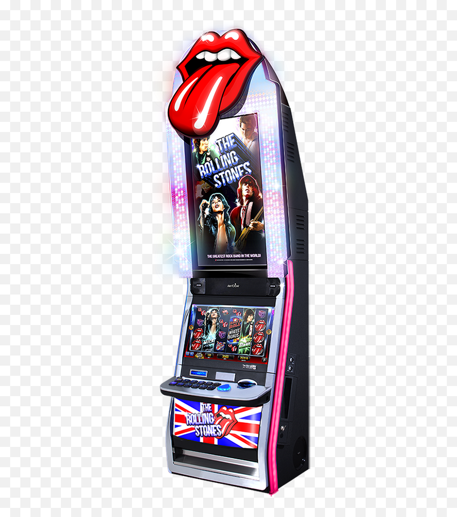 Aristocrat Ready To Rock With The Rolling Stones - Arcade Game Png,Rolling Stones Png