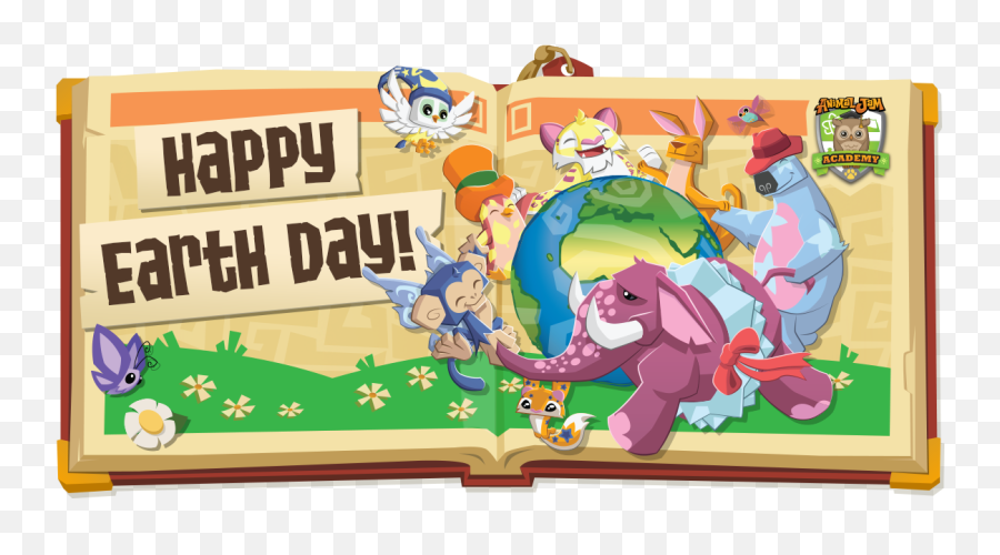 Animal Jam Happy Earthday Download Our Earth - Fictional Character Png,Transparent Animal Jam