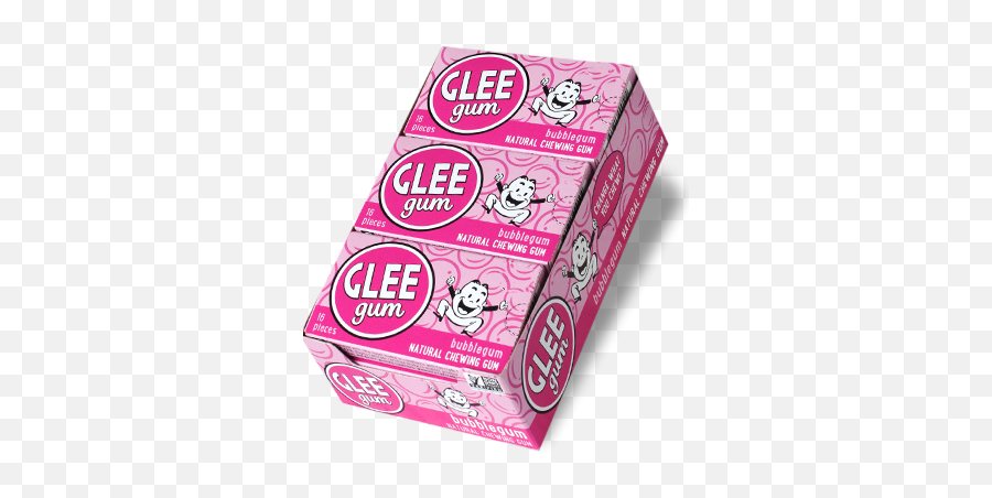 Bubblegum Glee Gum Case - Rice Flavored Gum Png,Ricegum Transparent