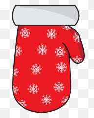 Red Snow Glove Christmas Icon Graphic - Language Png,Christmas Icon