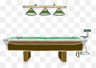 Pool Table Clipart Side View Art - Billiard png