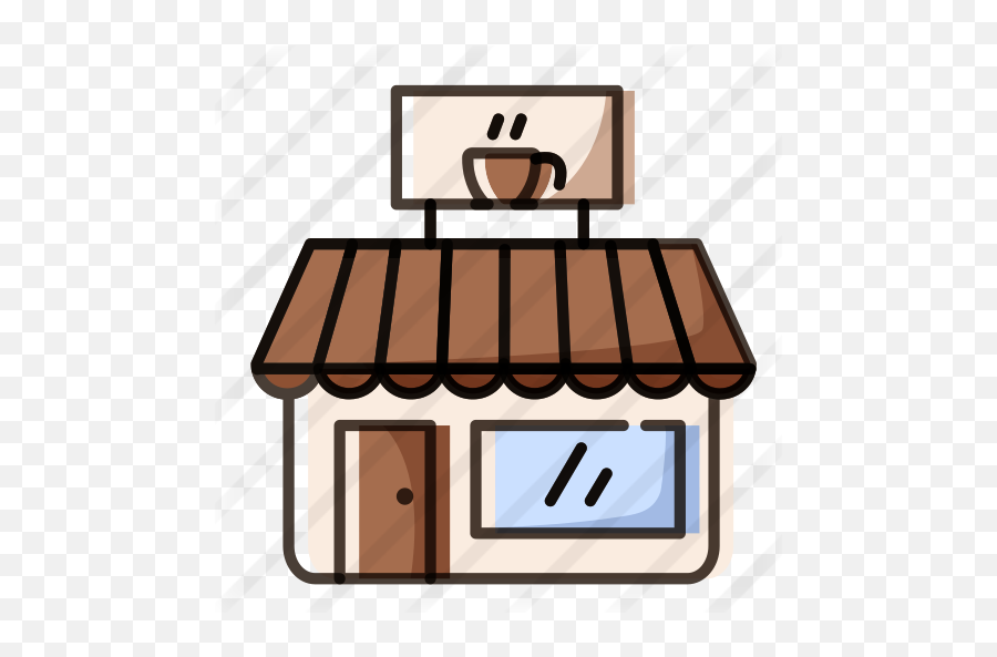 Cafe - Restaurant And Cafe Icon Png,Restaurant Building Icon