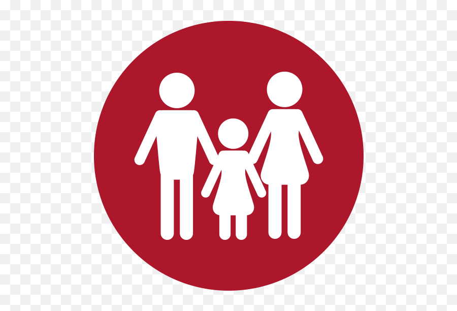 Family Of 3 Icon - Red Business Icon Png,Family Icon Png