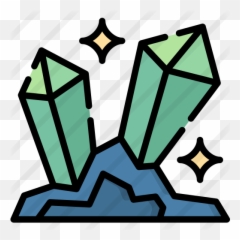 Crystals - Free nature icons Horizontal png