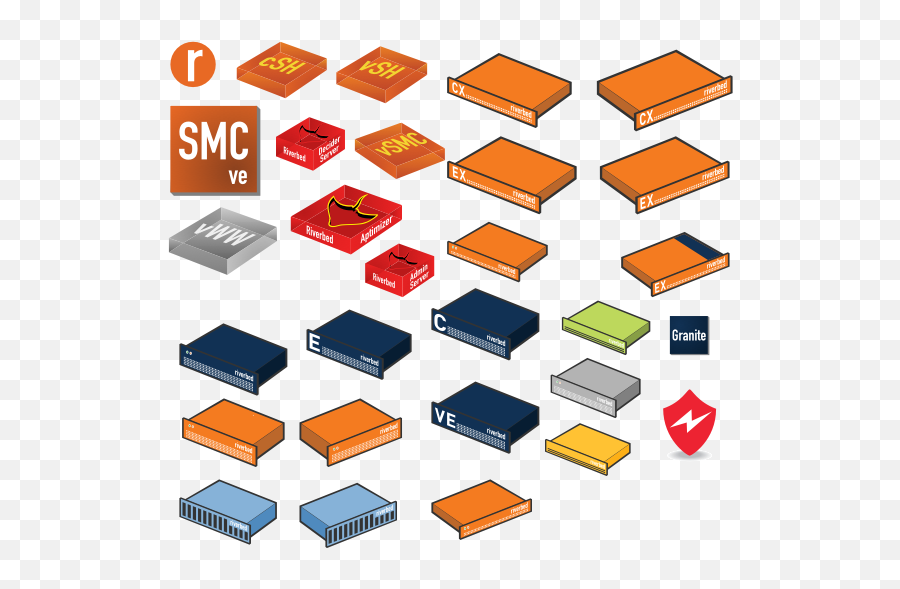 Riverbed Network Diagram Stencils Graffletopia - Riverbed Steelhead Icon Png,Stingray Icon