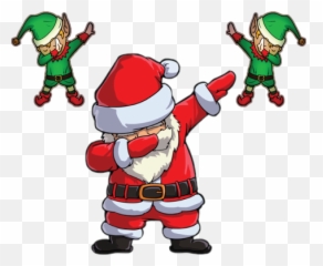 Download Hd Lucy - Dabbing Santa Transparent Png Image Dabbing Santa,Santa Png