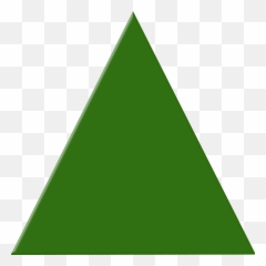 Green Triangle Png Picture - Clipart