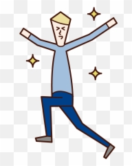 Illustration Of Person Man Jumping Over Hurdle Free - png