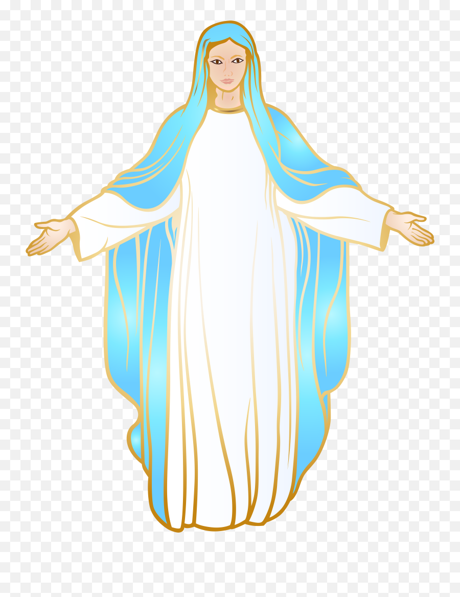 Virgin Mary Png Clip Art - Virgin Mary Clipart Png,Virgin Mary Png