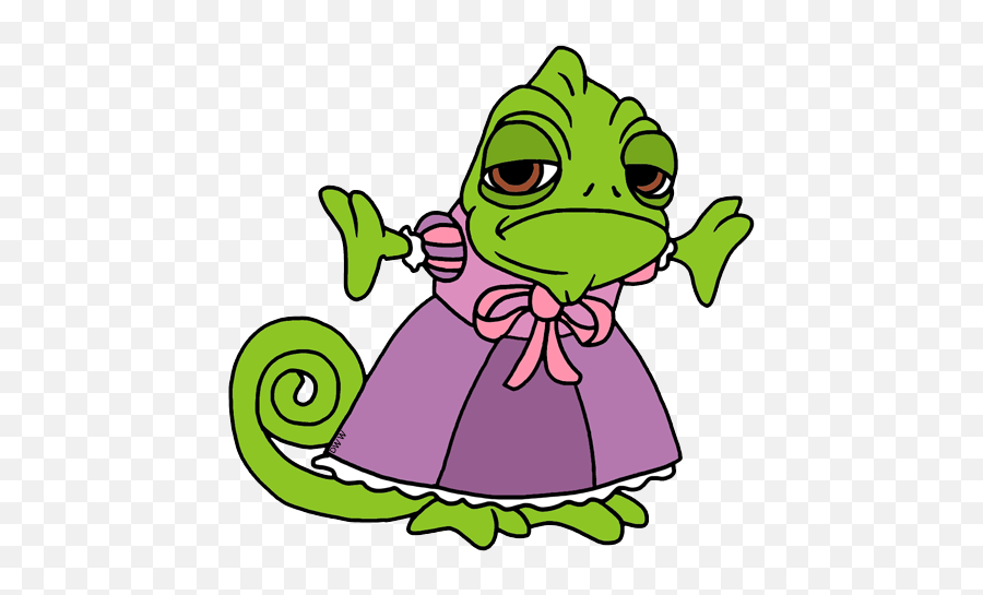 Tangled Pascal In Dress Png Image With - Pascal Tangled Drawings,Tangled .....