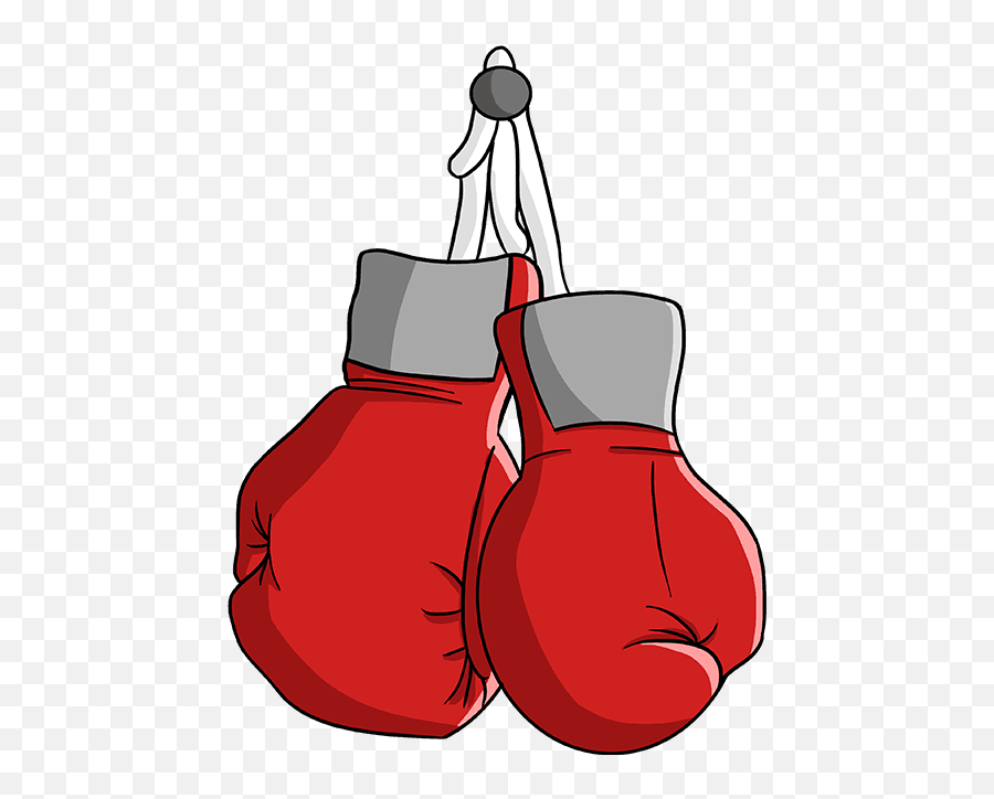 How To Draw Boxing Gloves - Really Easy Drawing Tutorial Draw Boxing Gloves Easy Step Png,Boxing Gloves Icon