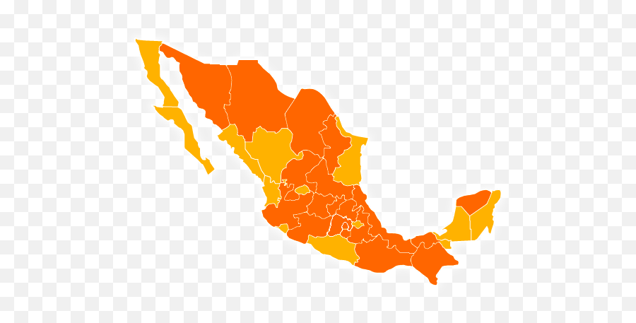 Mapa De Mexico Png Image - Colegio Mexico Nicolas Romero,Mexico Png