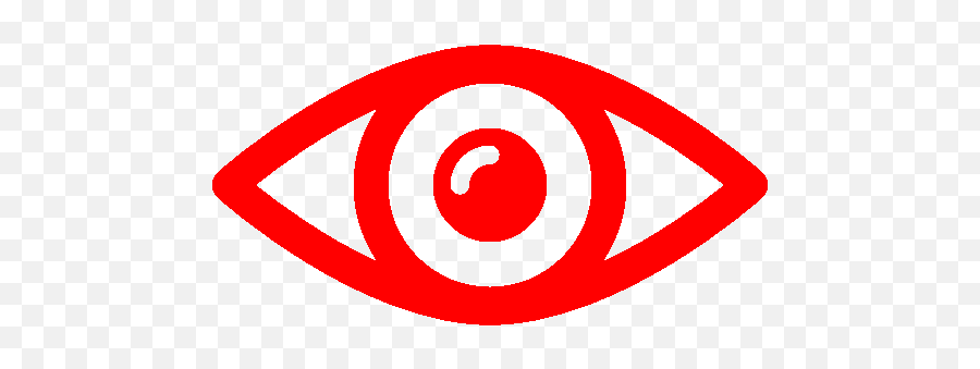 Watching Red Icon Png Hd Cutout U0026 Clipart Images Citypng - Transparent Red Eye Icon,Color Icon Png