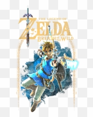 Zelda Breath Of The Wild Link Arch Shot Logo Graphic Png - Expansion Pass