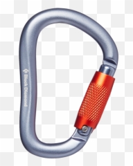 Rocklock Screwgate Carabiner Black Diamond Equipment - Climbing Carabiner png