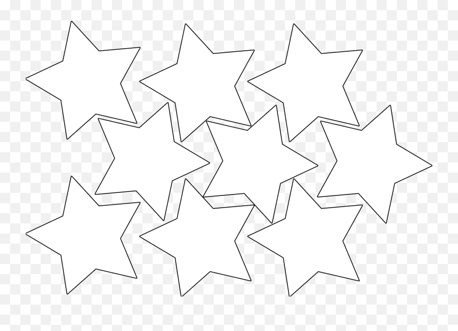 Download Magical Clipart Hollywood Star - Page Of Stars To Cut Out Mini Stars Png,Hollywood Star Png