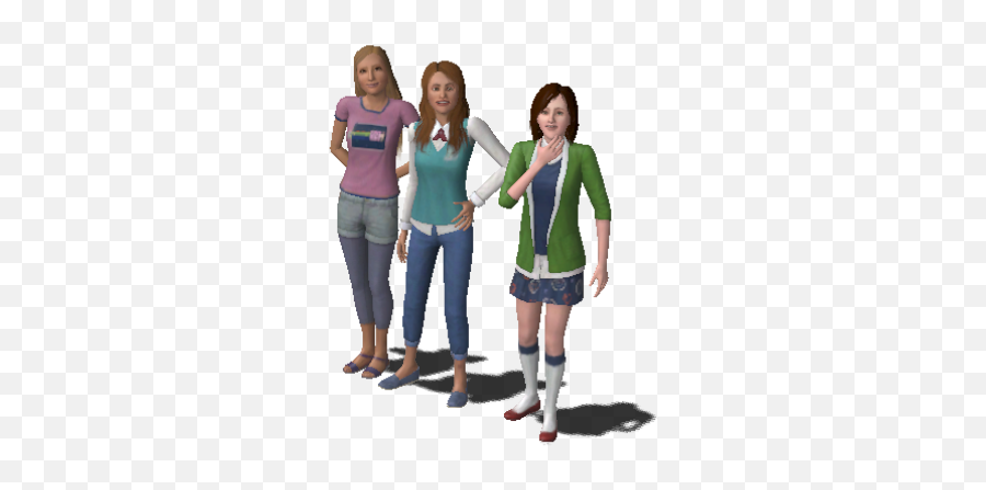 Female Roomies Household - The Sims Wiki Sims 3 Showtime Family Png,Sims 3 Pop Icon