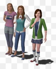 Female Roomies Household - The Sims Wiki 3 Showtime Family png