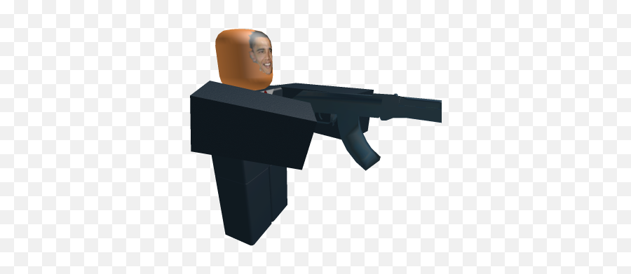 Guard Pointing Gun One Arm Is Longer - Roblox Assault Rifle Png,Pointing Gun Png