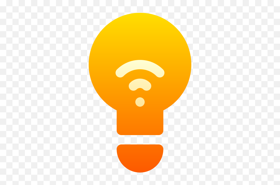 Light Bulb - Free Electronics Icons Png,Orange Light Bulb Icon