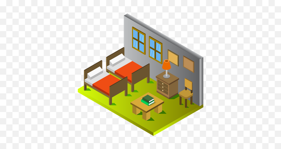 Bedroom Icon - Download In Line Style Png,Family Room Icon