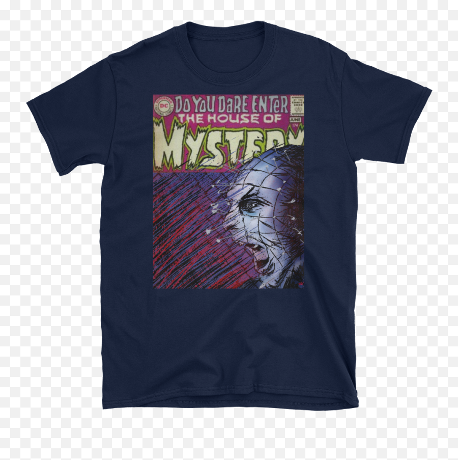 Hellraiser Pinhead House Of Mystery Comic Style Short - Sleeve Png,Pinhead Png