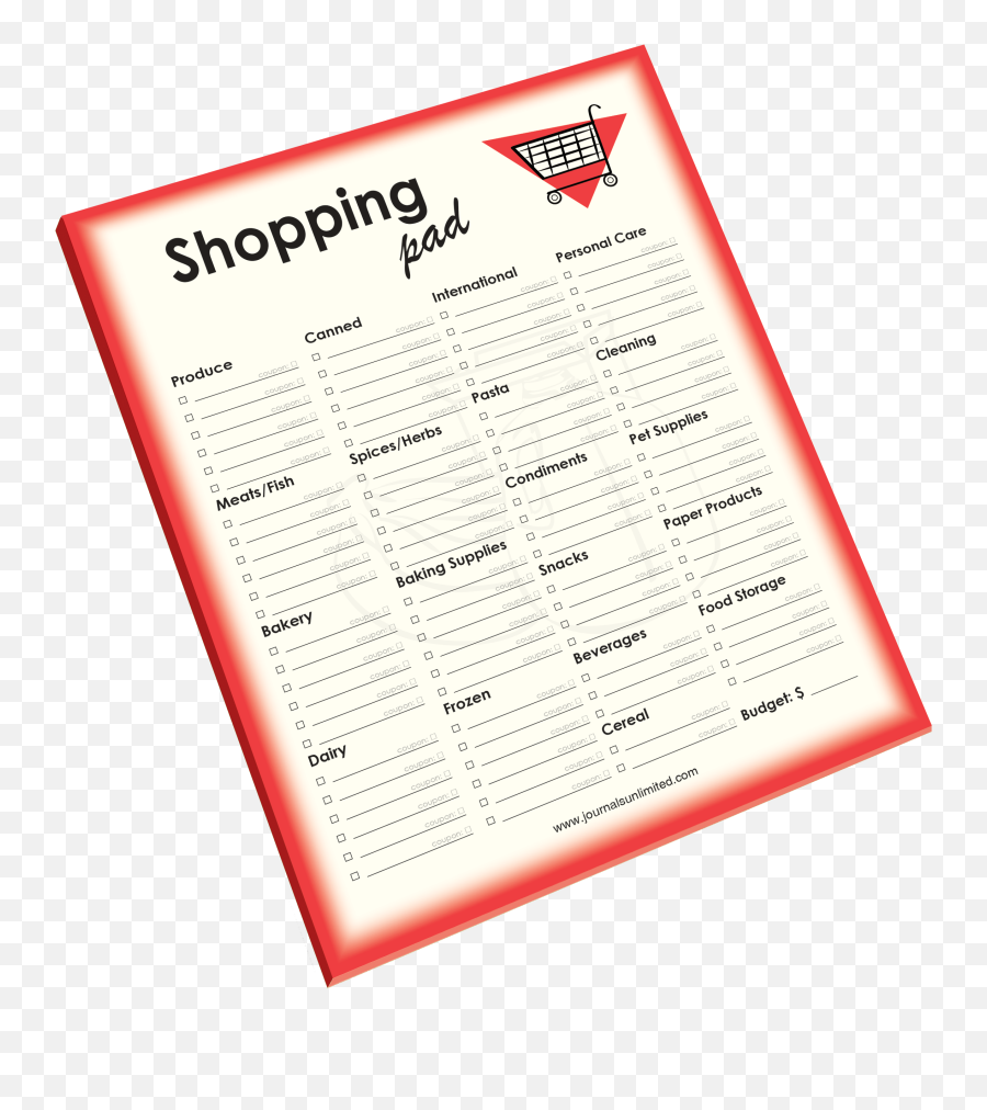 Jumbo Notepad Shopping - Notepad Full Size Png Download Document,Notepad Png