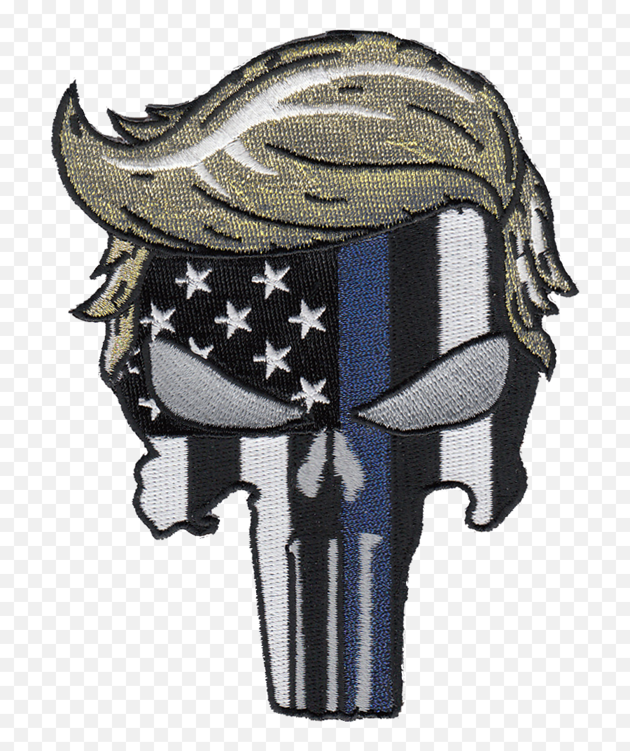 Blue Line - Trump Punisher Png,Donald Trump Hair Png