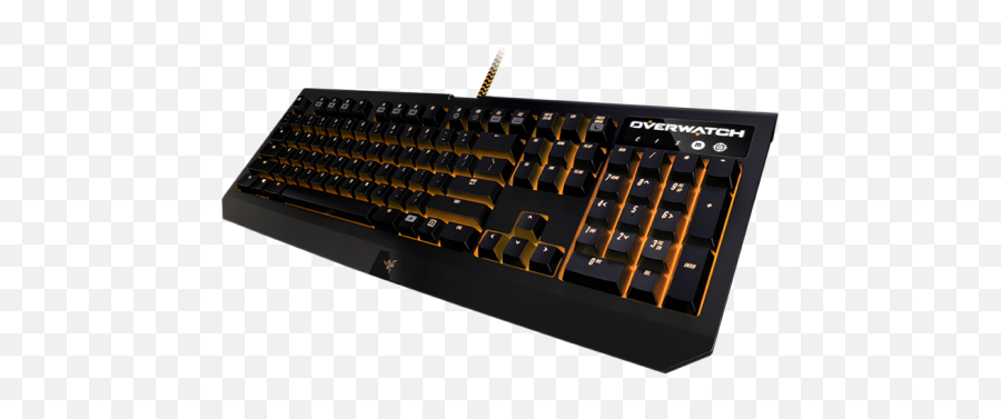 Razer Keyboard Transparent Png - Teclado Black Widow Overwatch,Razer Png