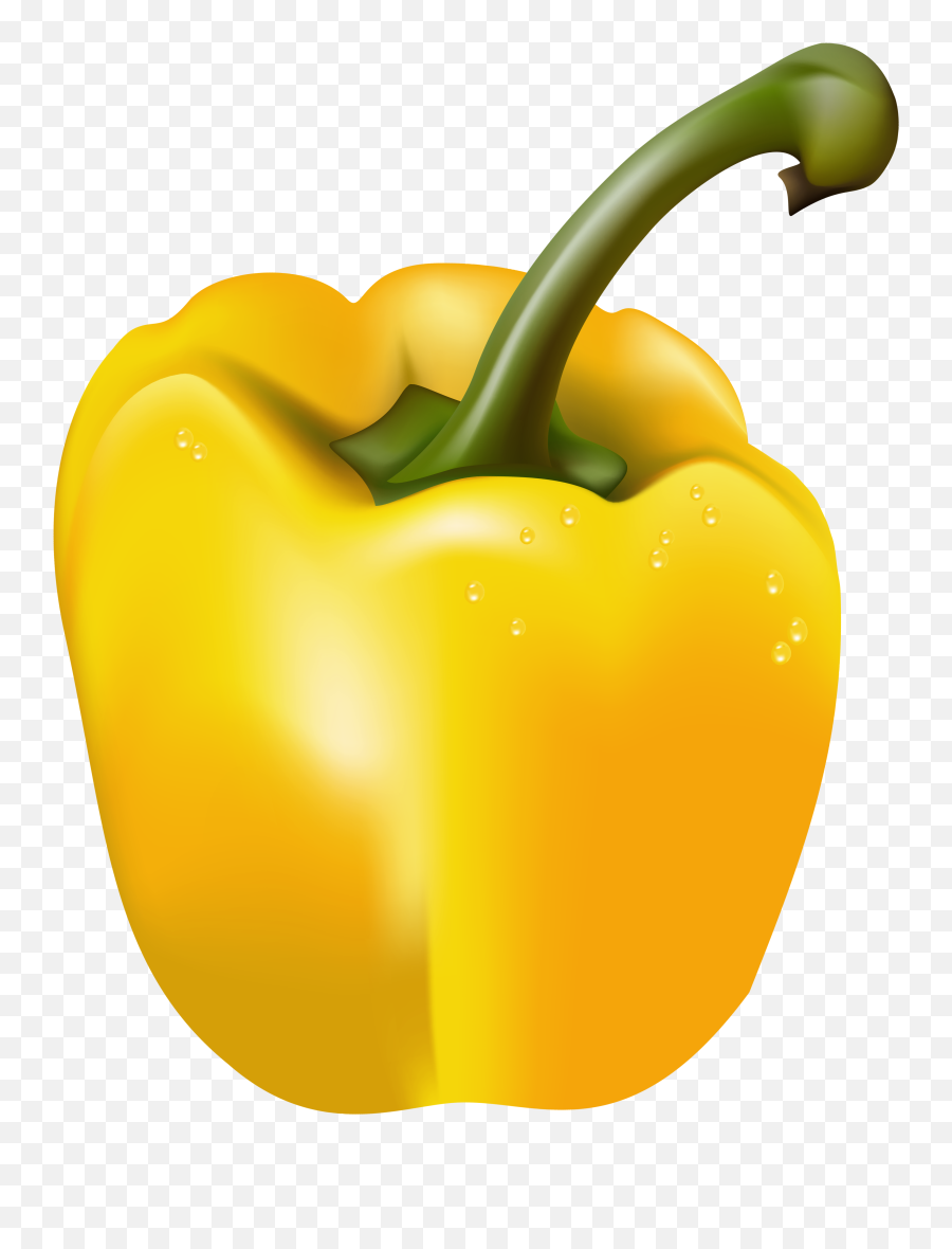 Bell Pepper Yellow Chili - Yellow Pepper Transparent Background Png,Bell Pepper Png