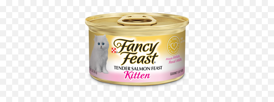 Fancy Feast Kitten Classic Paté Tender Salmon Wet Food - Fancy Feast Kitten Turkey Png,Kittens Png