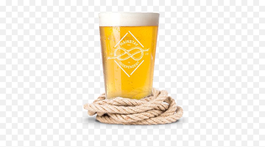Mainstay Independent Brewing Company Philadelphia - Pint Glass Png,Beers Png