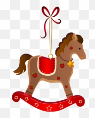 Download Rocking Horse Clipart Png - Christmas Clipart Horse,Horse Clipart Png
