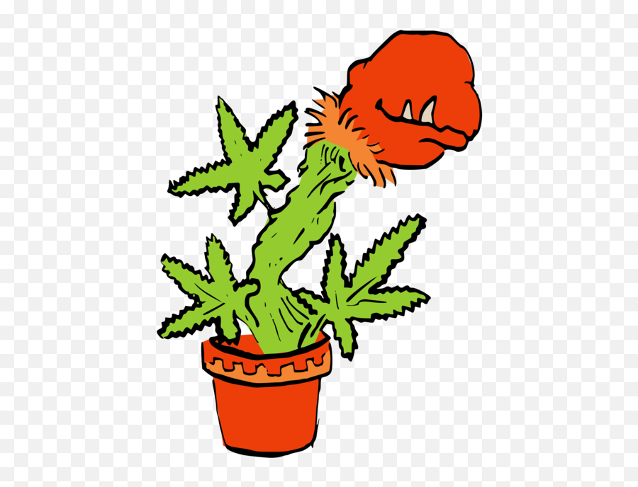Plantflowerleaf Png Clipart - Royalty Free Svg Png Drawing Of Computer With Flower Pot,Pot Leaf Png