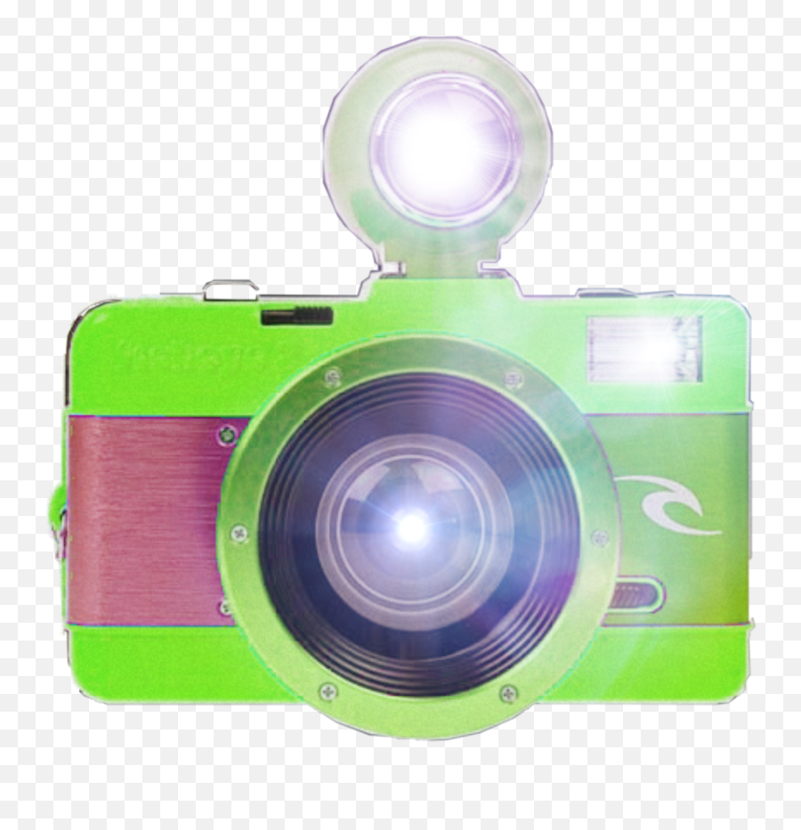 This Camera Has Flare Interesting Art Sticker Came - Mirrorless Camera Png,Camera Flare Png