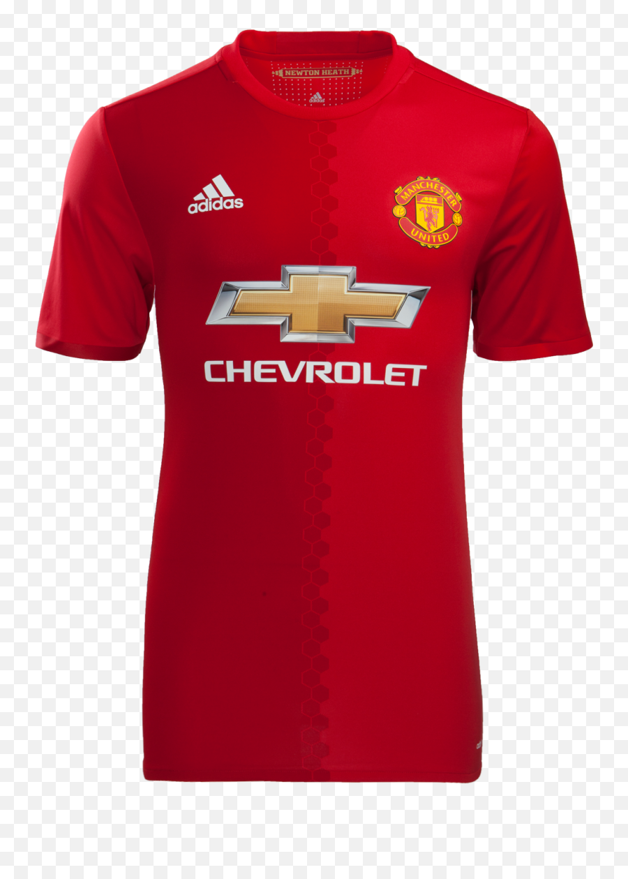 Manchester United Home Authentic Jersey 201617 Ez Football - Swindon Town Kit 2018 19 Png,Man United Logo Png