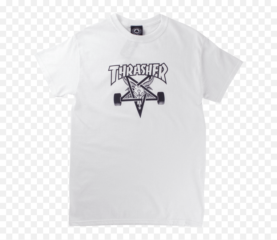 Thrasher Skate Goat Ss S - White Heat Transfer Vinyl Boy Shirt Ideas Png,Thrasher Logo Png