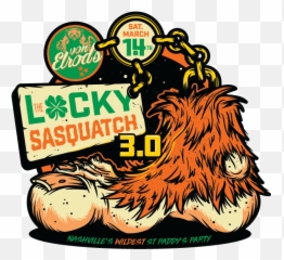 Cancelled The Lucky Sasquatch 30 - Nowplayingnashvillecom Sasquatch St Day Png,Sasquatch Png