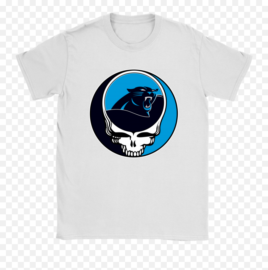 Nfl Team Carolina Panthers X Grateful Dead Logo Band Shirts U2013 Teextee Store - Grateful Dead Steal Your Face Png,Panthers Logo Images