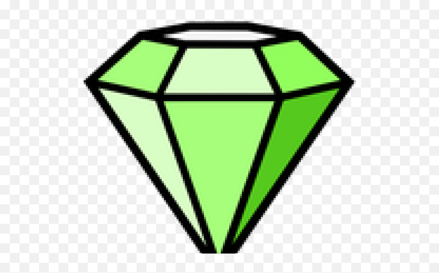 Diamonds Clipart Green Diamond Brilliant Symbol - Clip Art Green Diamond Clipart Png,Diamond Clipart Png