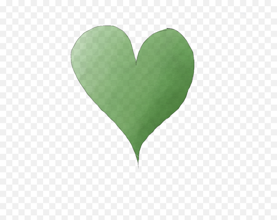 Green Heart - Watercolor Green Heart Png,Green Heart Png