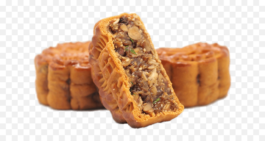 Raisin And Nut Filled Mooncakes Transparent Png - Stickpng Food,Nut Png