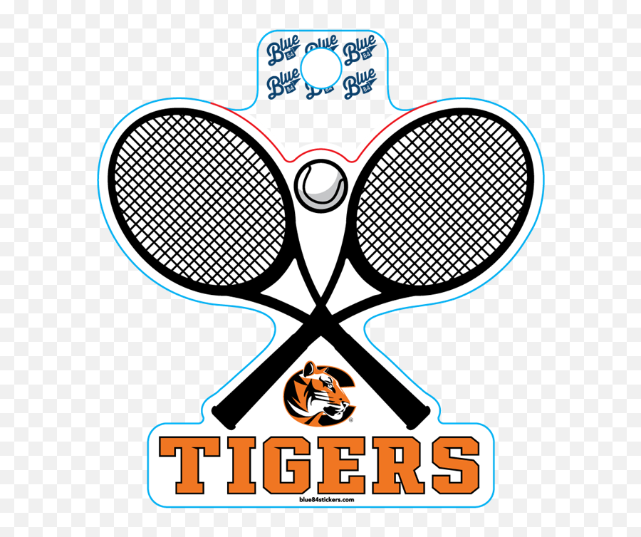 Sticker B84 C Tiger Tennis Cowley College Bookstore - Tennis Png,Tiger Scratch Png
