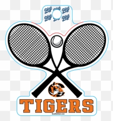 Sticker B84 C Tiger Tennis Cowley College Bookstore - png