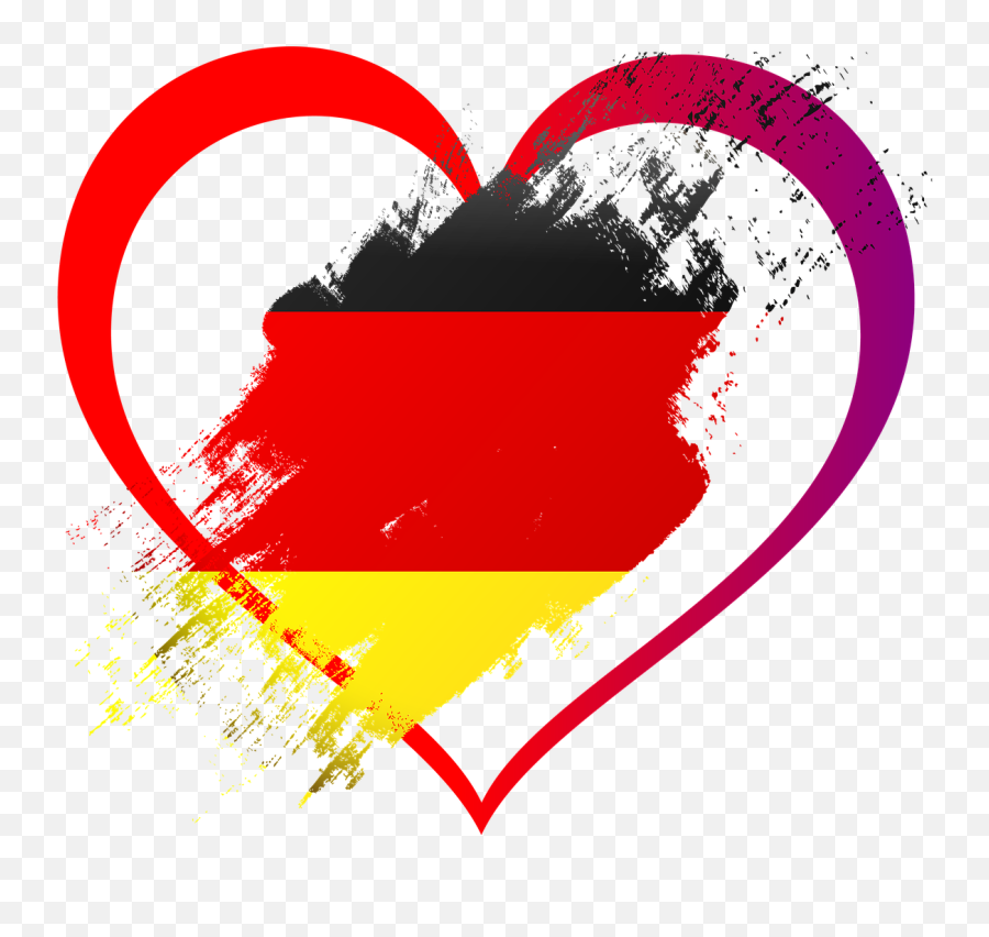 Download Germany Flag Heart Love Nation - Spain Png,Nazi Flag Png