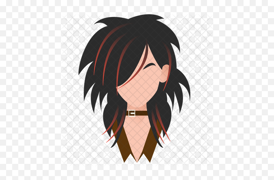 Emo Hairstyle Icon - Avatar Hard Rock Png,Emo Hair Png