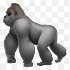 Gorilla Emoji Transparent Png - StickPNG