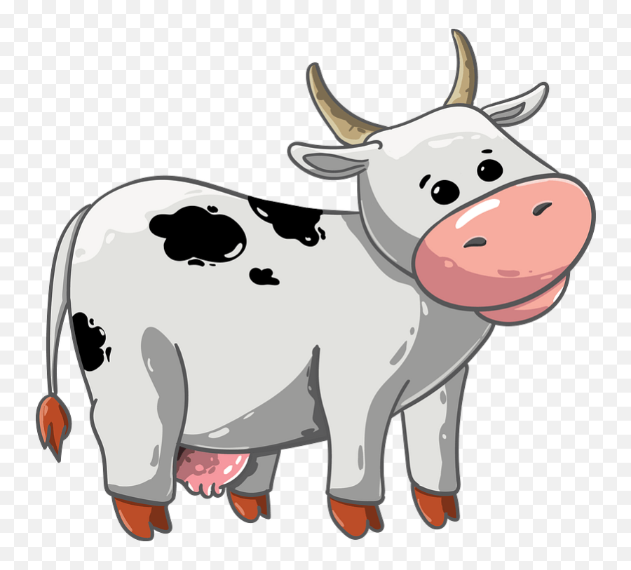 Cartoon Cow Clipart Free Download Transparent Png Creazilla - Cartoon Cow  And Calf,Cow Clipart Png - free transparent png images 