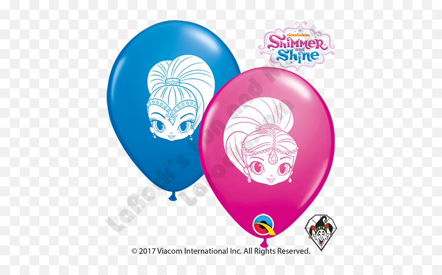 Shimmer U0026 Shine - Printed Candy Gram Balloon Png,Shimmer And Shine Png