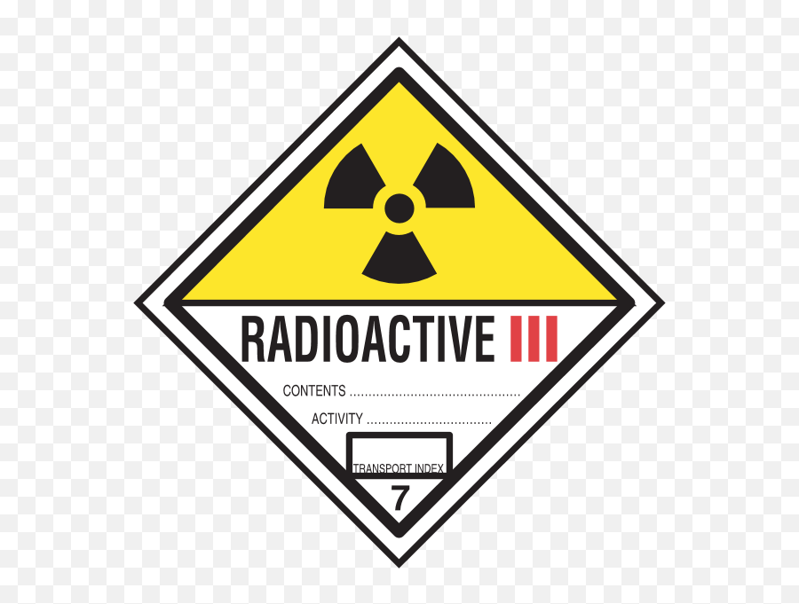 Radioactive Contents Sign Logo - Back To The Future Stickers Png,Radioactive Logo